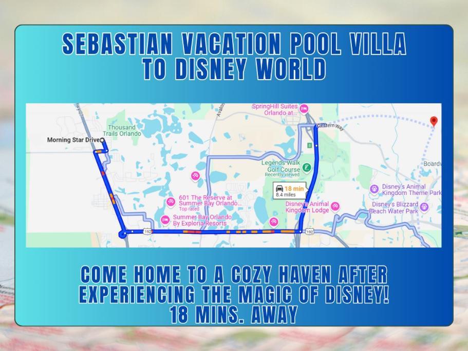 Sebastian Pool Villa W Spa Orlando Esterno foto