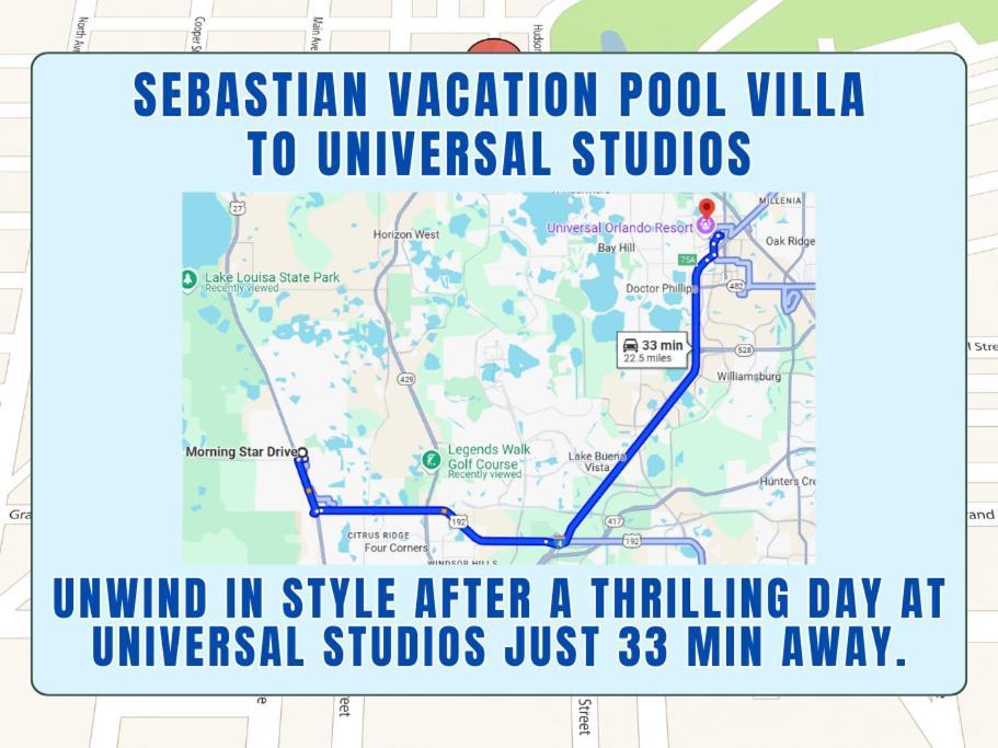 Sebastian Pool Villa W Spa Orlando Esterno foto