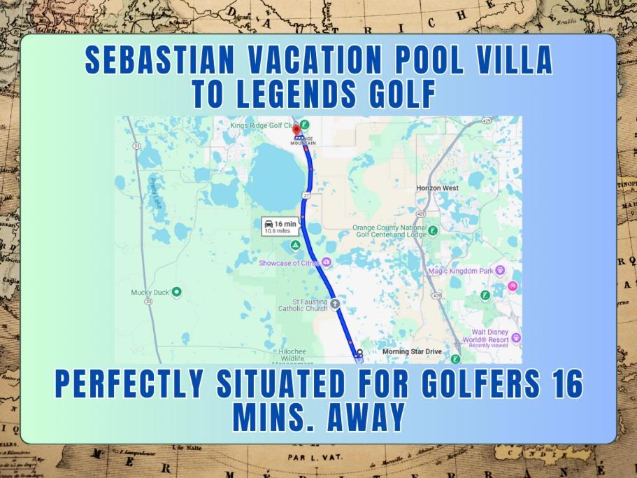 Sebastian Pool Villa W Spa Orlando Esterno foto